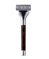 Image 2: Cremo Tortoise Handle Razor