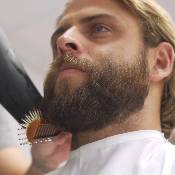 How to straight top beard at home