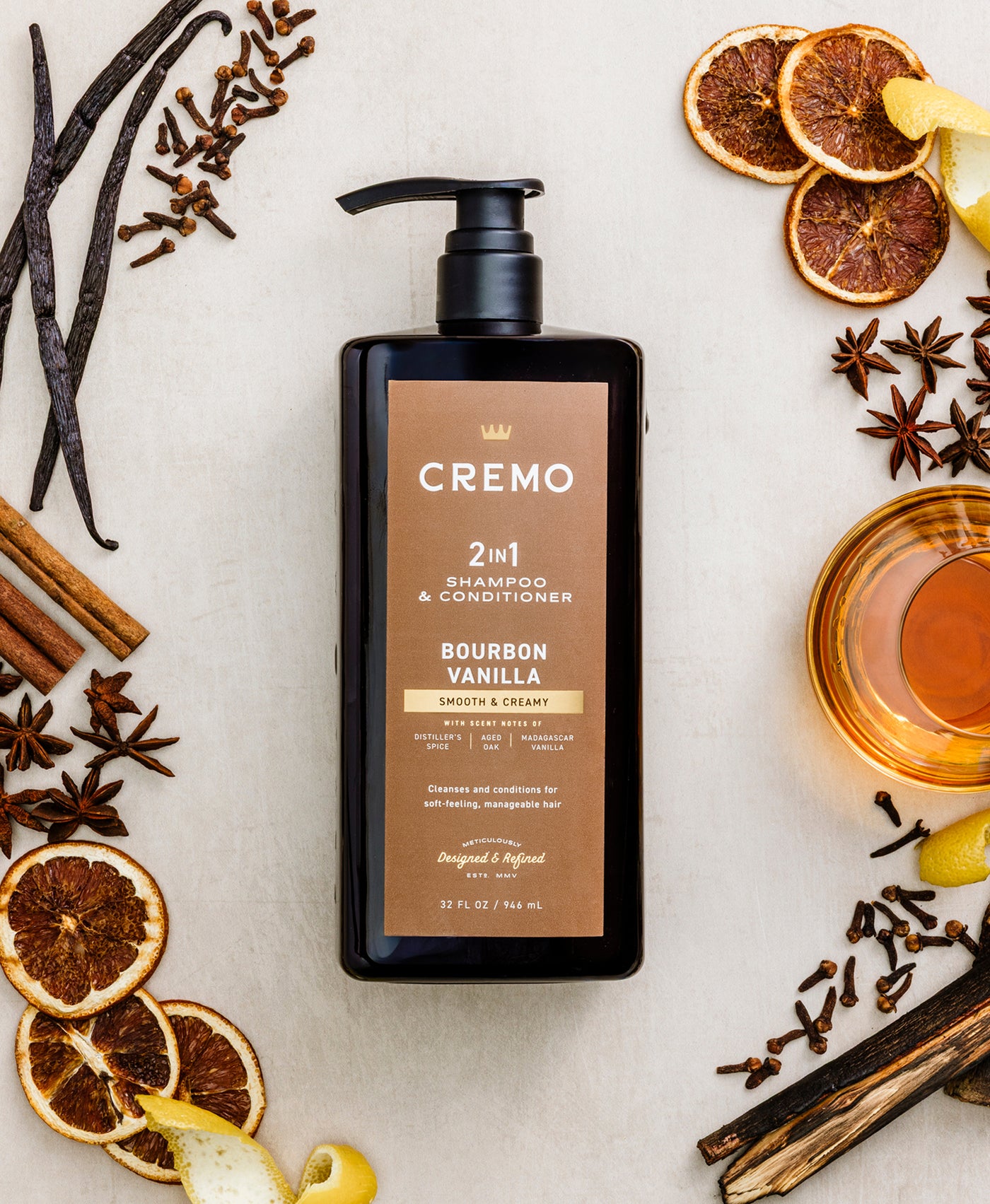 Bourbon Vanilla 2-in-1 Shampoo & Conditioner