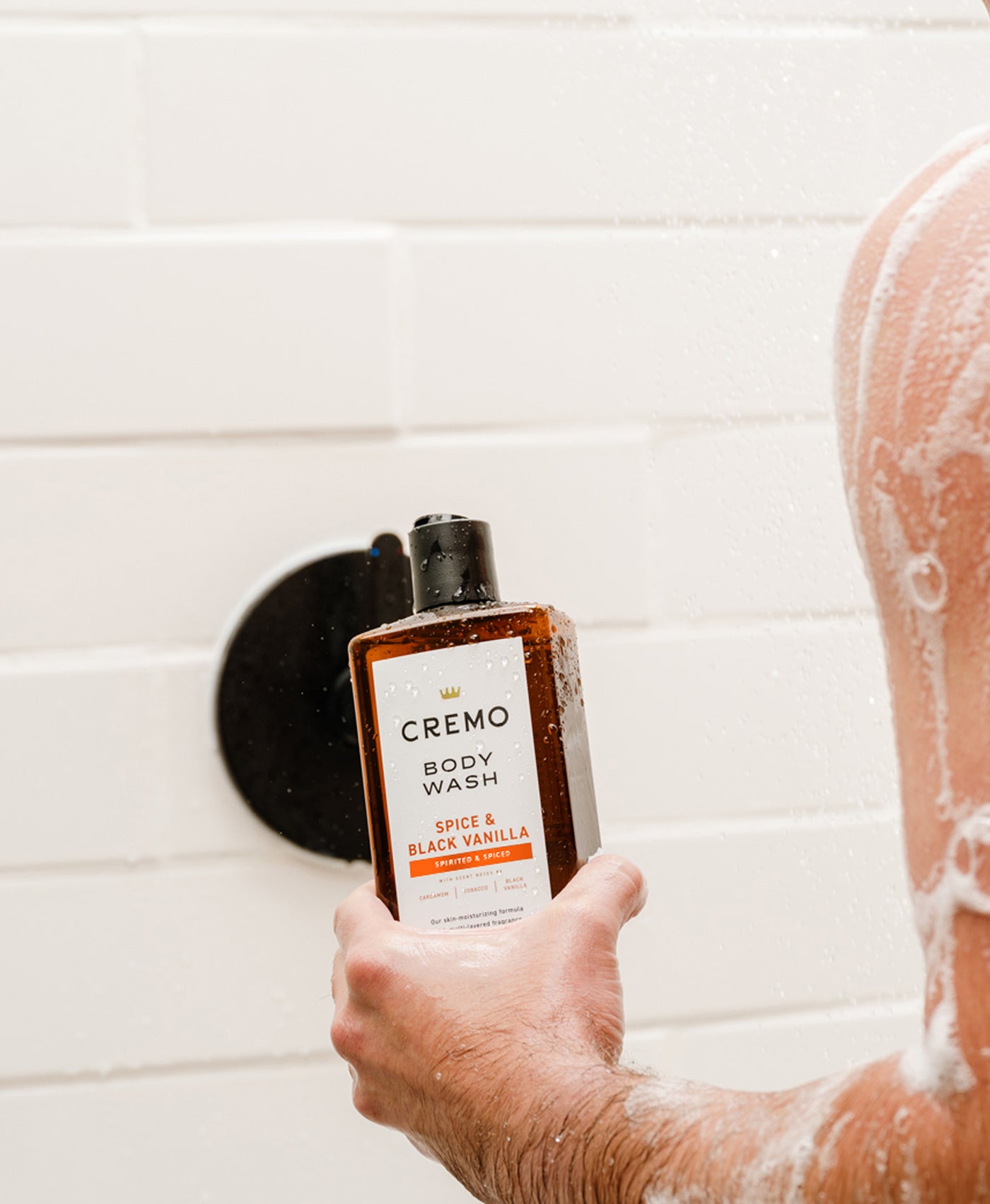 cremo tobacco vanilla Spice & Black Vanilla Body Wash