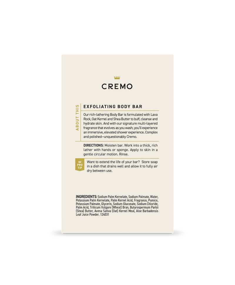 Italian Bergamot Exfoliating Body Bar