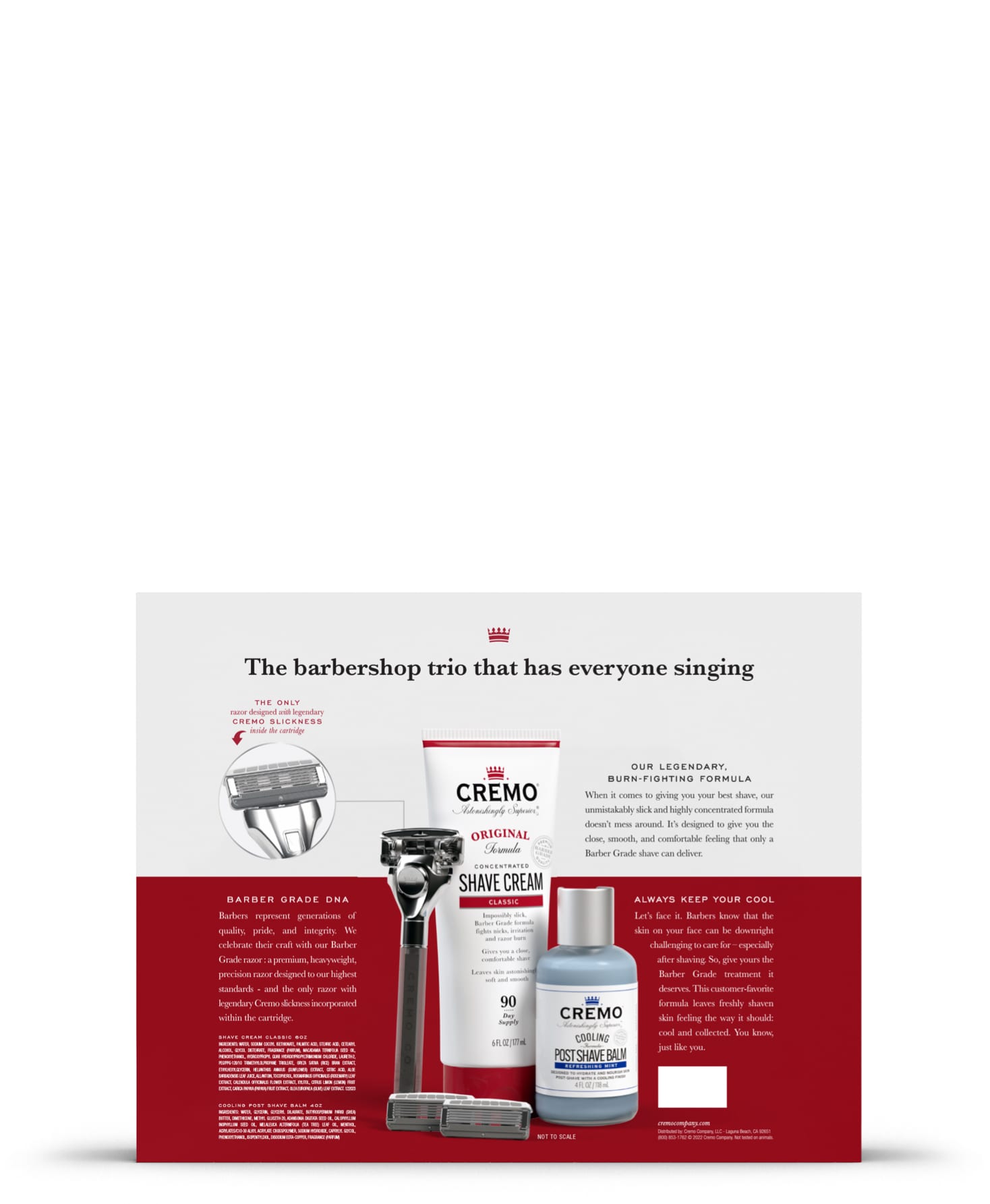 Cremo Barber Grade Shave Kit