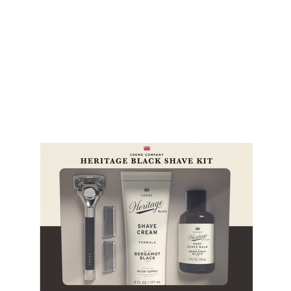 Cremo Company Heritage Black Shave Kit