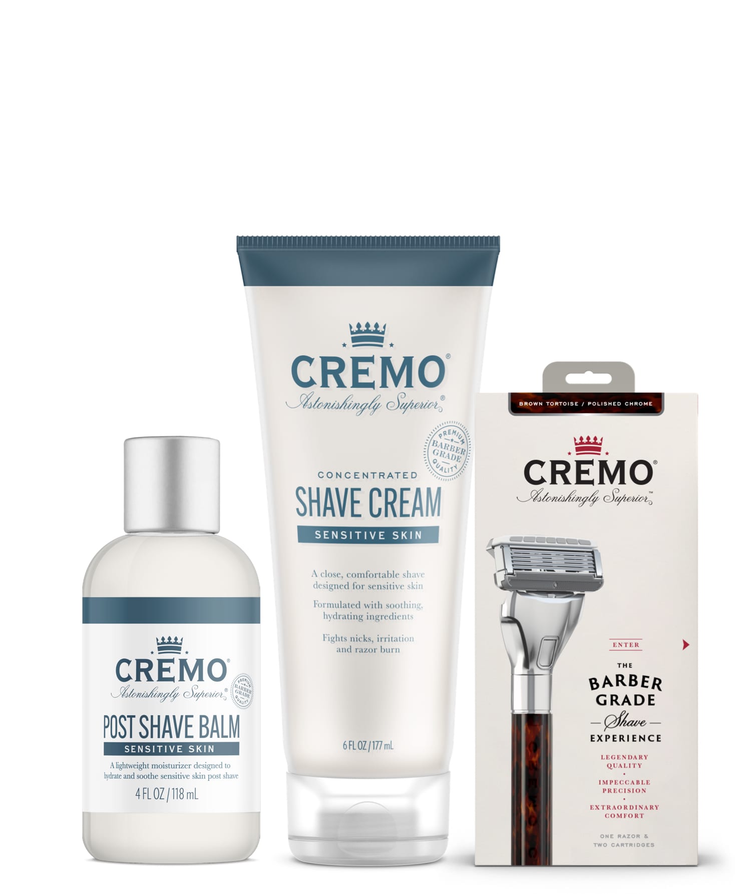 Barber Grade Shave Gift Set Sensitive Skin