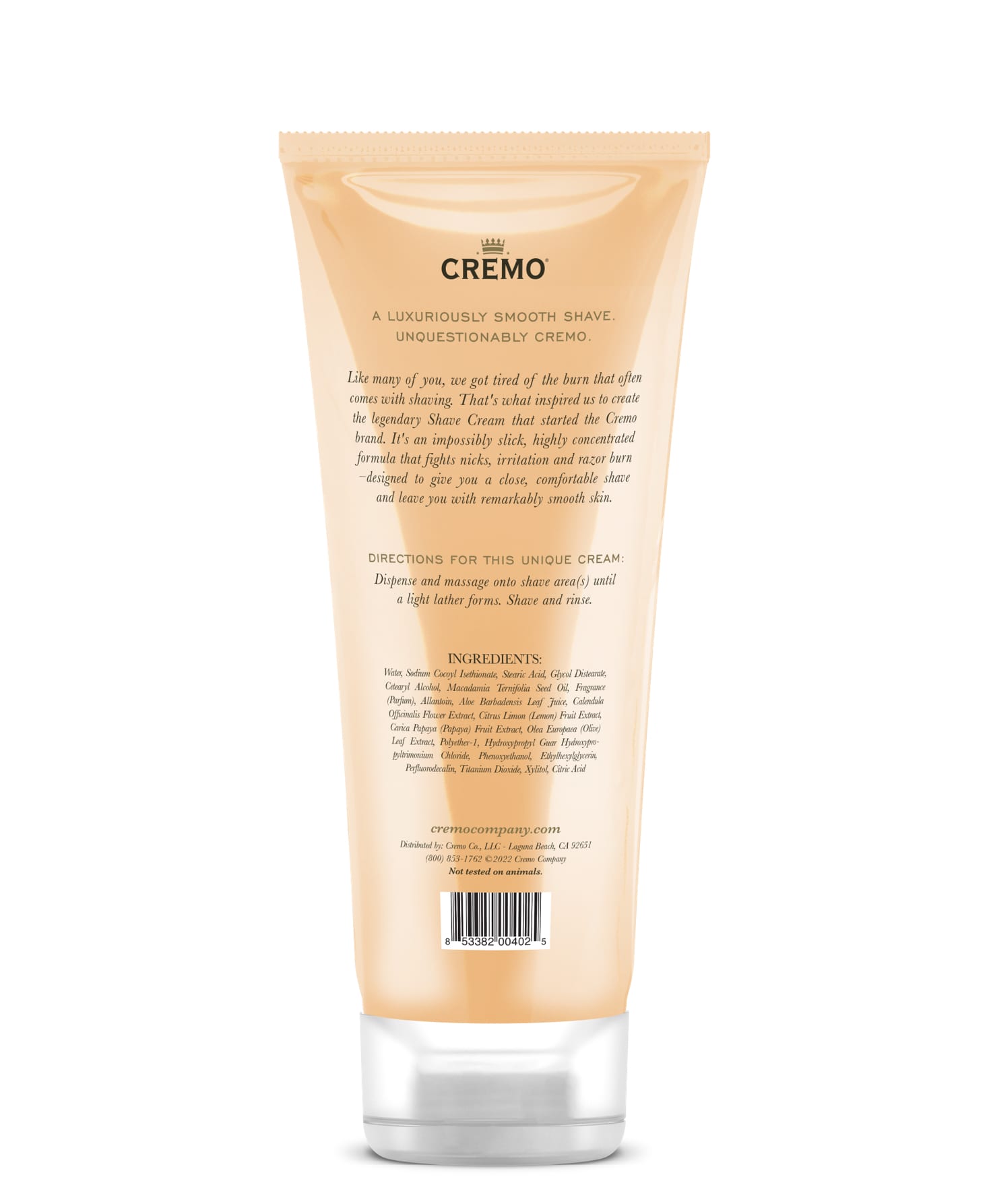 Cremo Barber Grade Sensitive Shave Cream Astonishingly Superior Smooth Shaving Cream For Men Fights Nicks Cuts