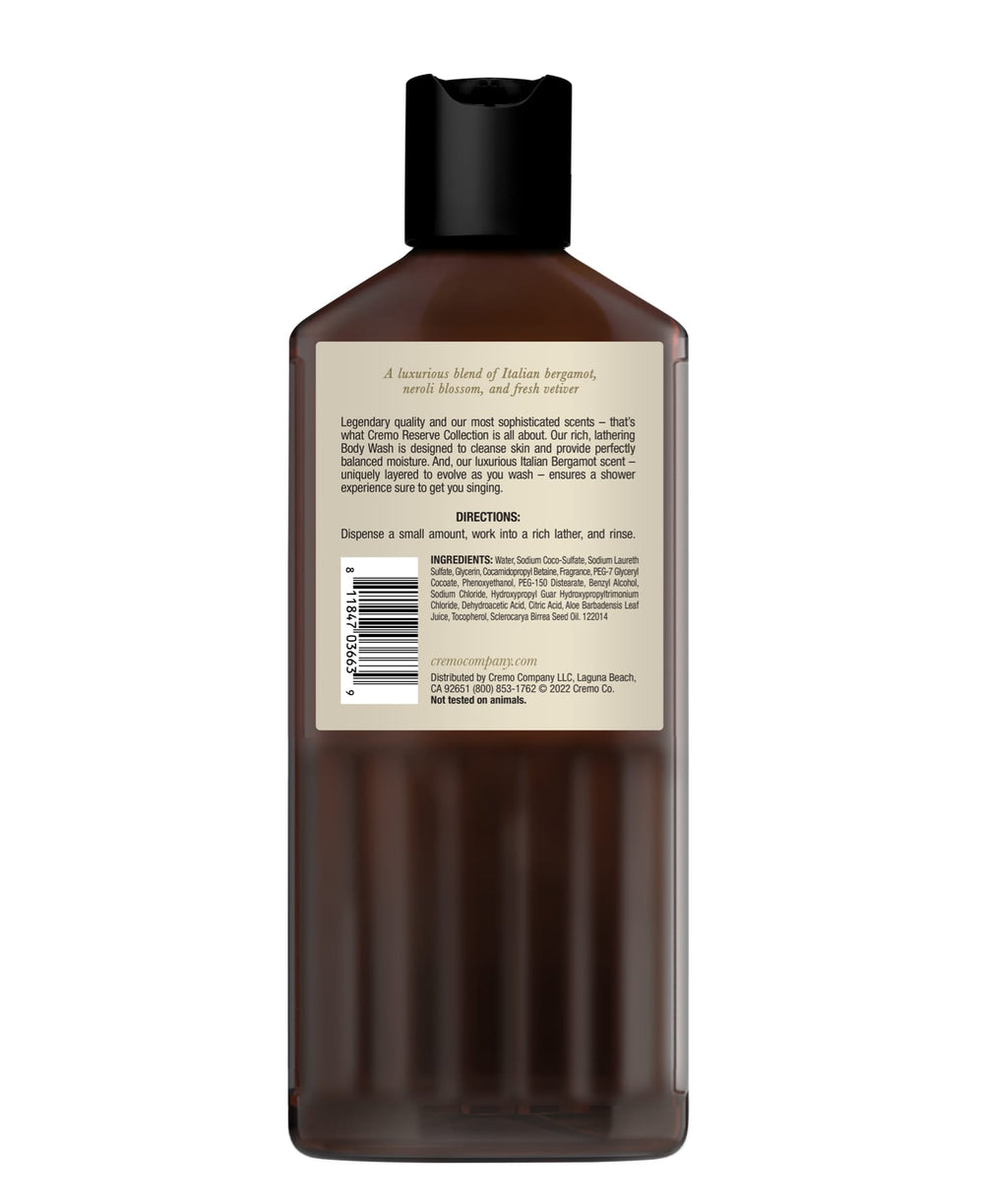 Italian Bergamot (Reserve Collection) Body Wash