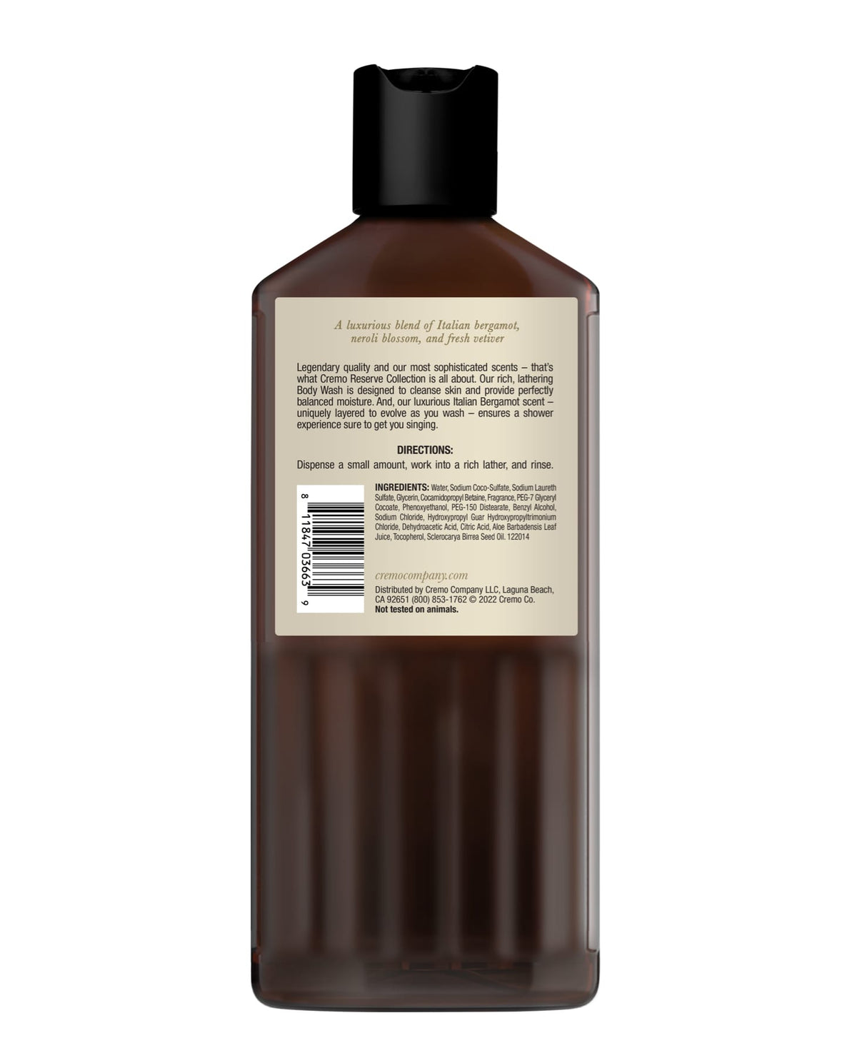 Italian Bergamot (Reserve Collection) Body Wash