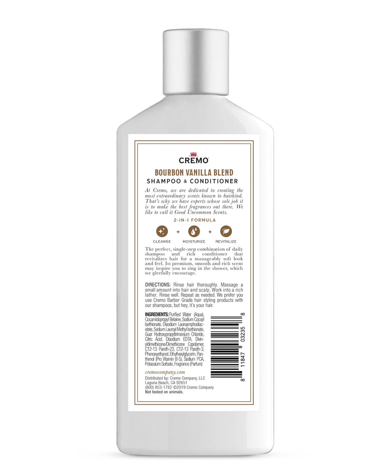 2-in-1 Bourbon Vanilla Shampoo & Conditioner