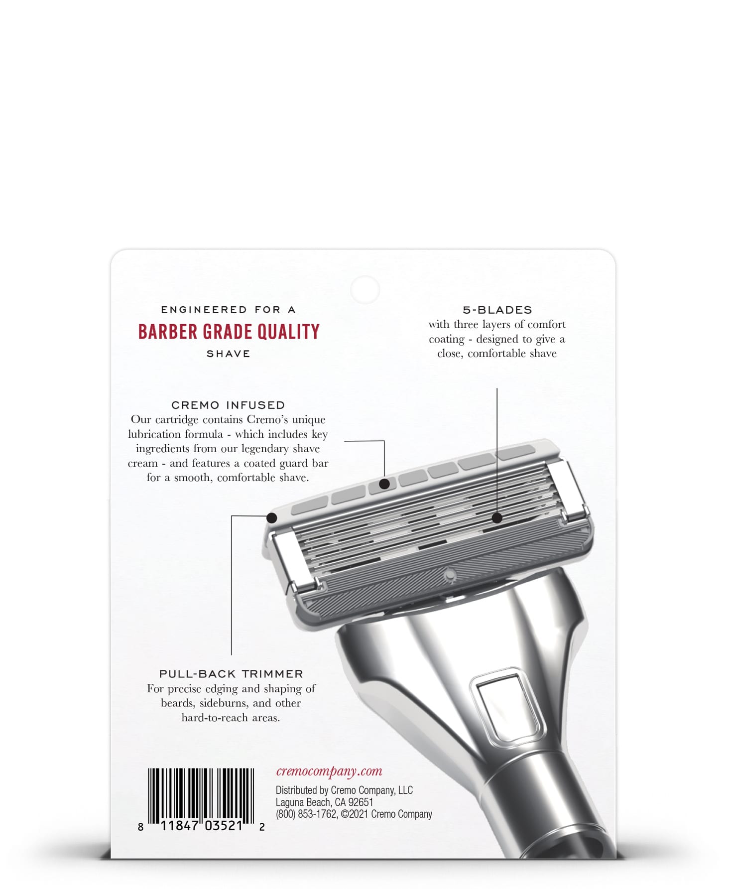 Cremo Barber Grade Razor Refills