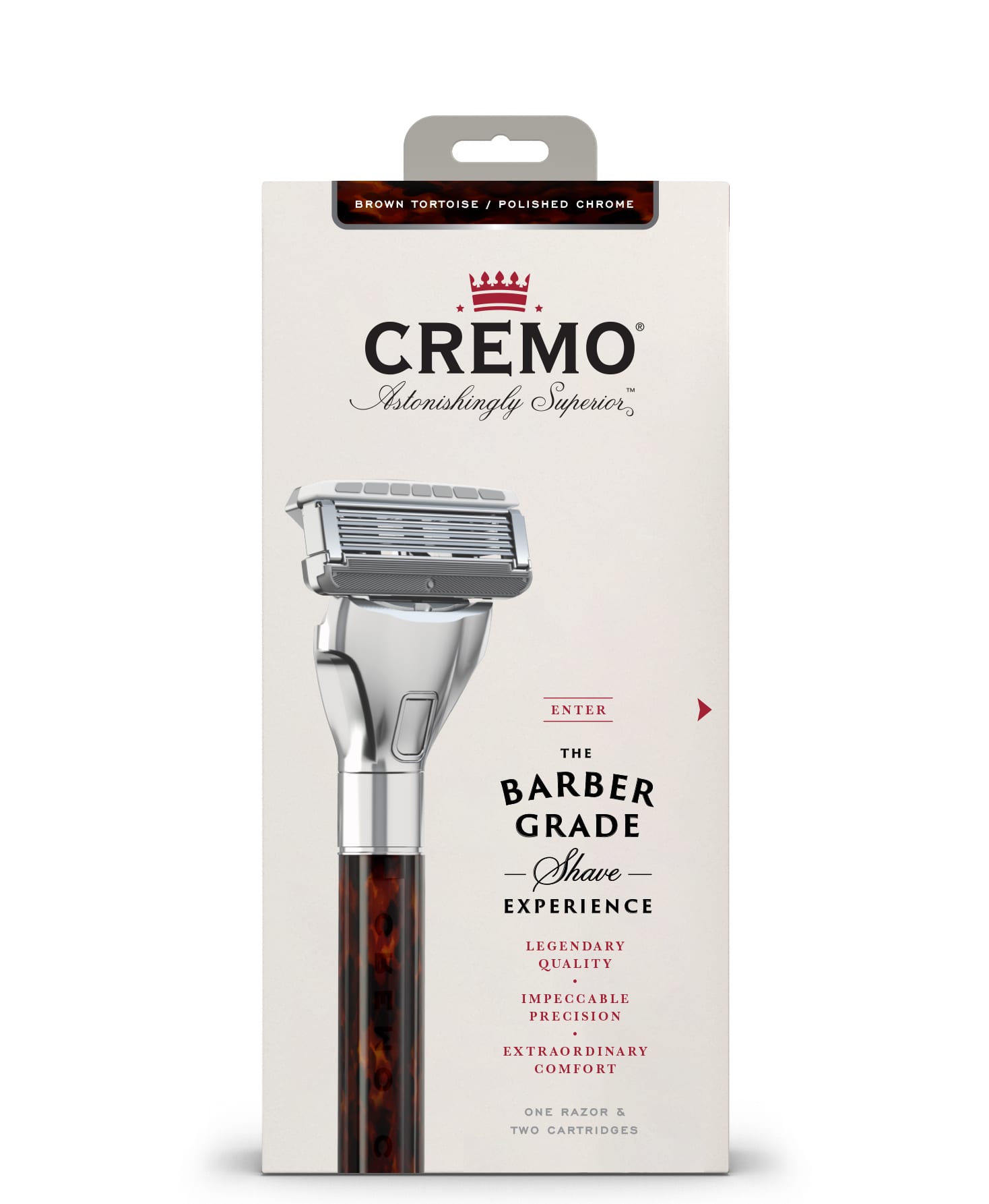 Circle T Razor Cremo Tortoise Handle Razor